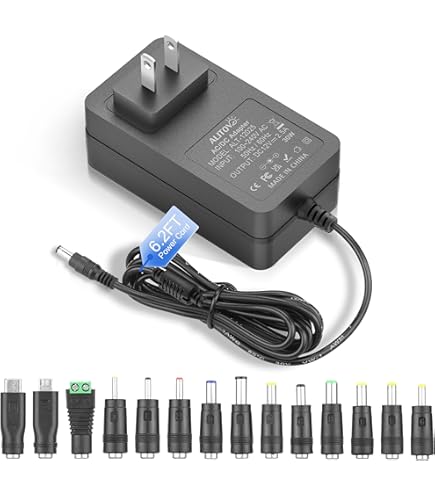 Amazon.com: Marg 12V 5V 5 Pin DIN AC-DC Switching Adapter Power